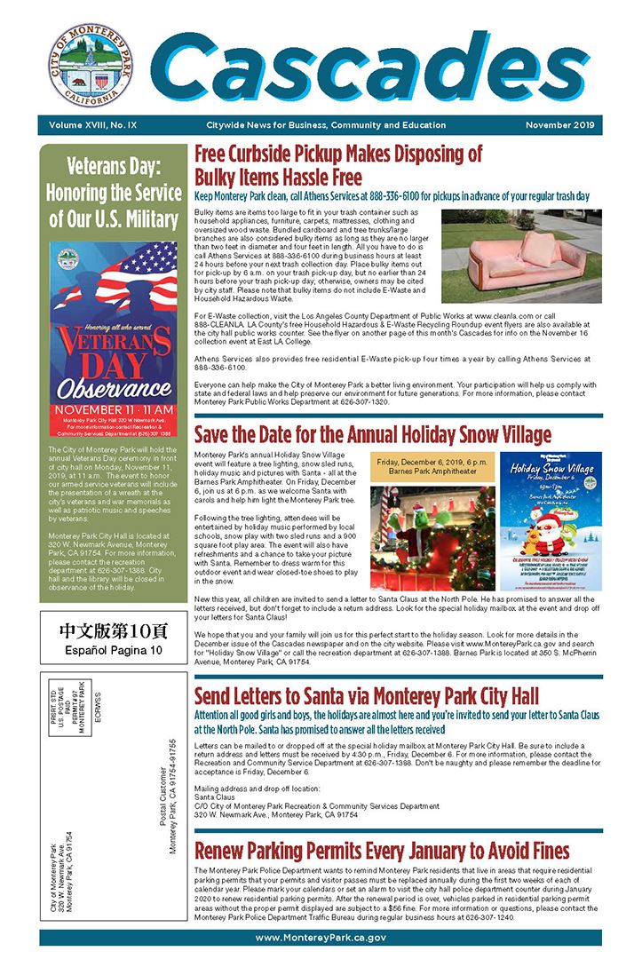 MPK Cascades November 2019 page 1