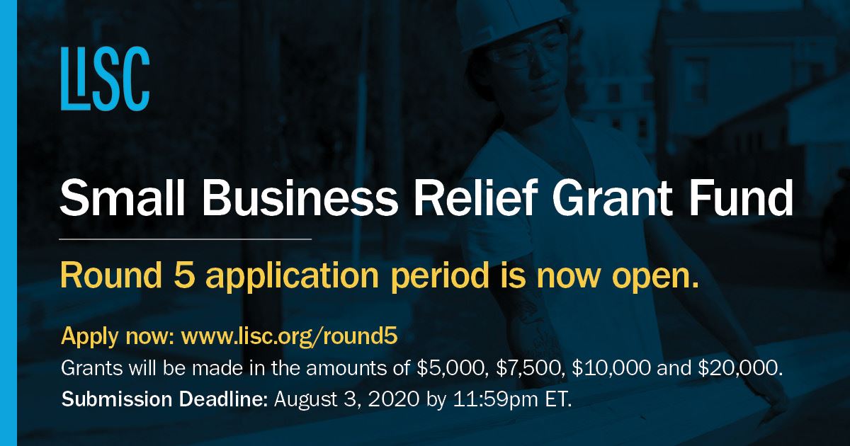 LISC grant fund graphic 7-28-20