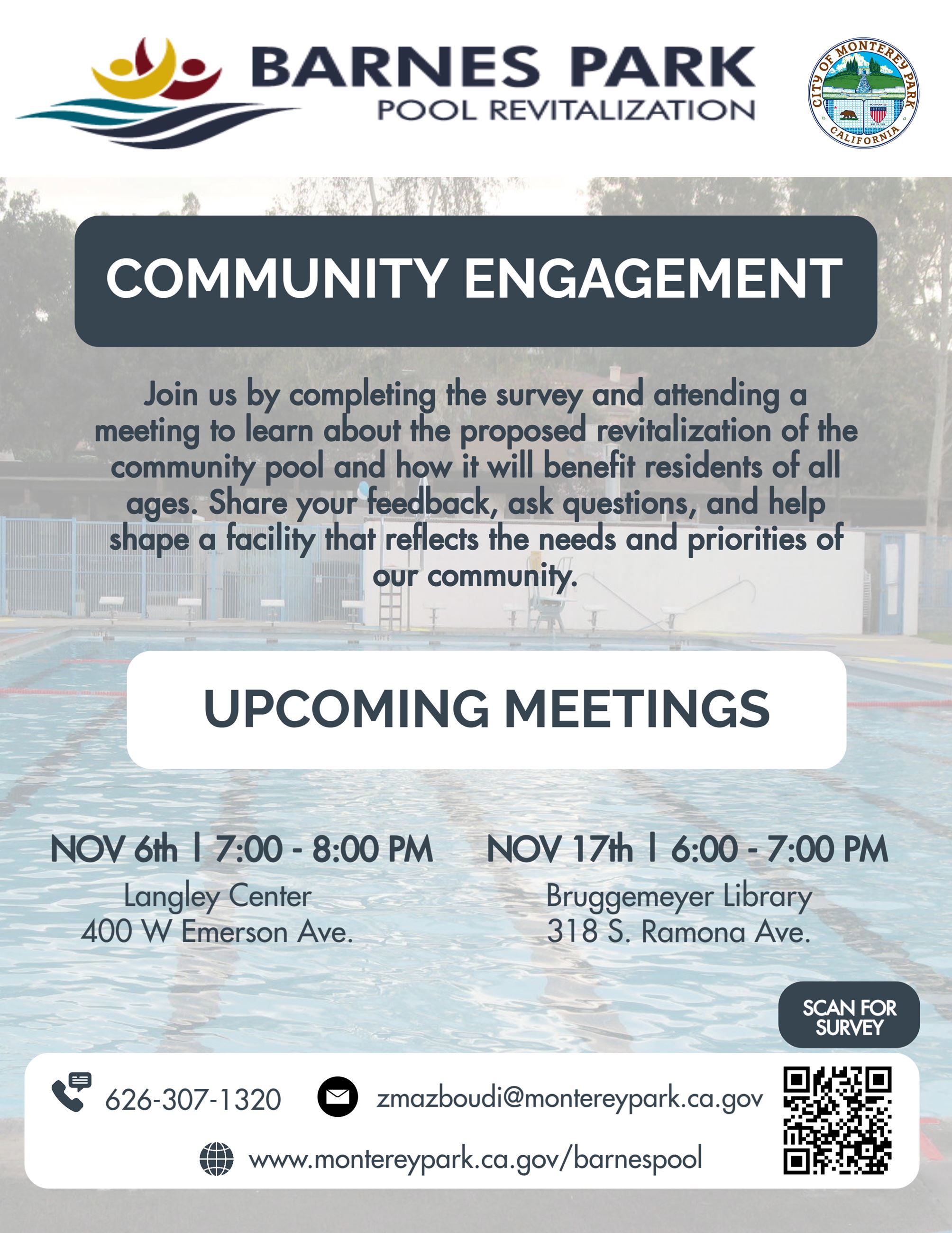 Barnes Park Pool Revitalization Survey