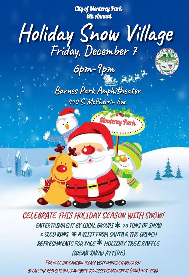 Holiday Snow Village 2018