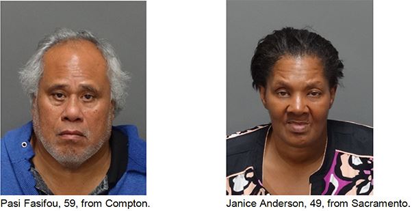 Home Depot commercial burglary suspects Fasifou and Anderson news release image 2-13-19