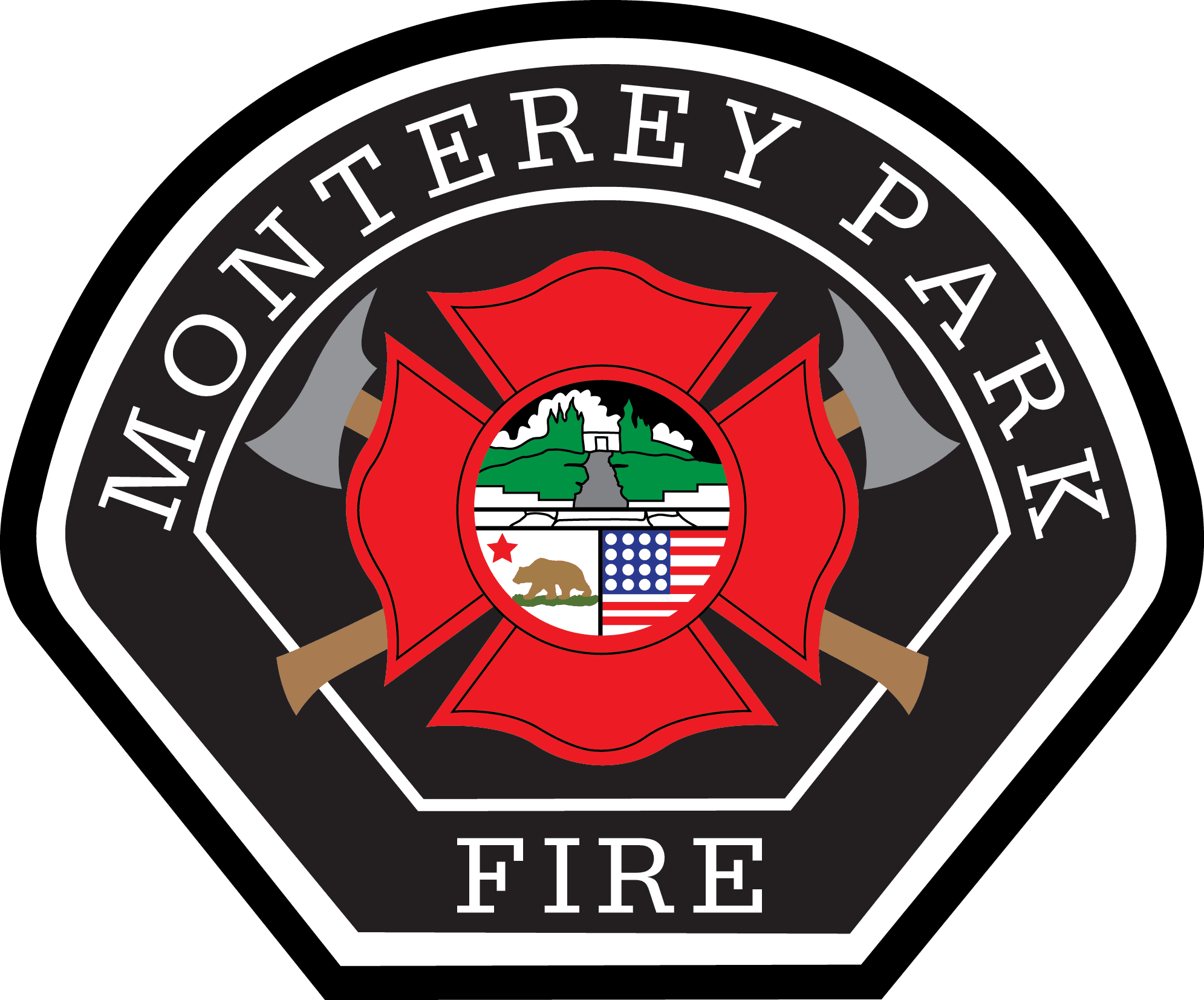 Department Patch Black