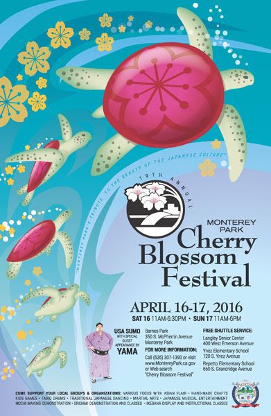 Cherry Blossom Festival poster 2016